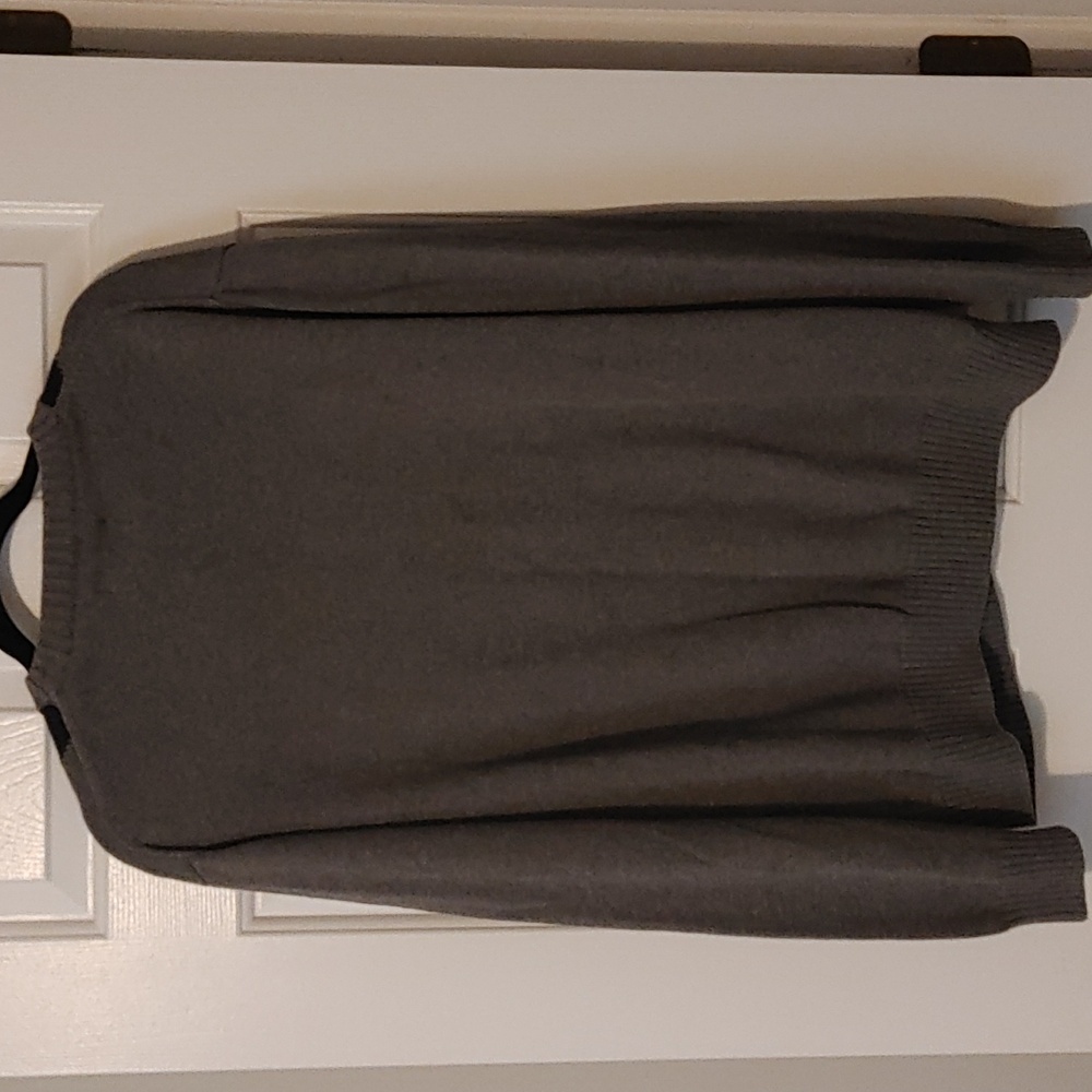 Saddlebred Mens Gray Argyle Crewneck Sweater XL EUC Academia Cabincore Y2K - Picture 4 of 5